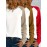 [3pcs Women's T-Shirt Set] 0623Gwen Women's 3pcs T-Shirt Set | Casual Color-Block Long Sleeve Tops, Solid Colors, Machine Washable, Wear Alone Layered, All Seasons, Autumn/Winter