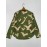 [All-Over Print] [Thick] [Round Hem] [Sweater] All-Over Print Red-crowned Crane Pattern Thick, Casual Crew Neck Long Sleeve Sweater, Round Hem, Women's Clothing