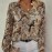 Women'S Elegant V-Neck Sweater - All-Season Long Sleeve Pullover Sweater with Brown/Black/Beige/White/Gray/Blue/Red/Orange/ - Office, Party, Everyday Chic Outfits - Women'S Sweater for Year-Round Wear, Office Attire, Bohemian Style